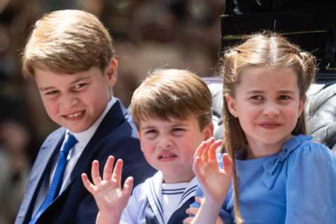 What titles do Prince George, Princess Charlotte and Prince Louis have?
