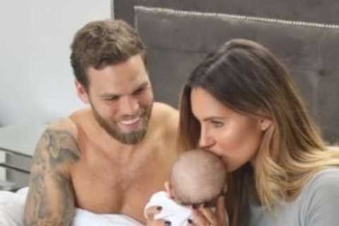 Love Island stars Jess and Dom Lever show their son’s face for first time in sweet video