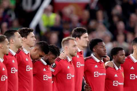 Man Utd 0 Real Sociedad 1: Subdued Old Trafford observes minute’s silence as nation mourns death of ..