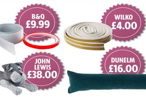 Five of the best draught excluders that could help cut energy bills by £45 a year