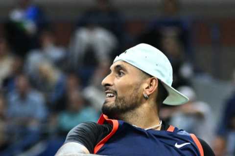 Nick Kyrgios fined £12,200 for spectacular US Open meltdown after smashing three rackets and..