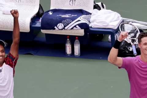 Brit Joe Salisbury wears black armband for The Queen as he makes history with back-to-back US Open..