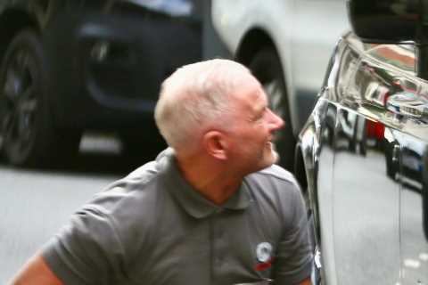 Chris Eubank repeatedly drives over his own designer bag while parking £300k Rolls Royce and gets..