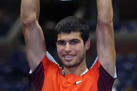 US Open hero Carlos Alcaraz, 19, signed first sponsor deal aged just 10, and dates tennis star..
