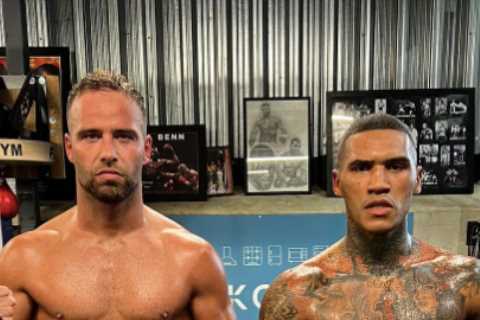 Conor Benn looks RIPPED after 10-round sparring session as he mocks rival Chris Eubank Jr for..
