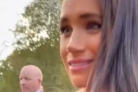 Touching close-up video of Meghan Markle hugging fan reveals sweet comment she made about Royal..