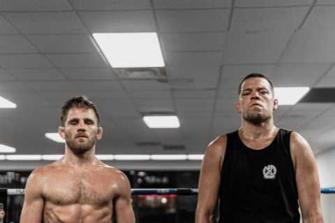 Jake Paul tells UFC star Nate Diaz ‘I already beat your boy up’ in sparring and taunts ‘you can get ..
