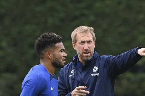 Graham Potter admits ‘life is about taking risks’ as new Chelsea boss puts stars through their..