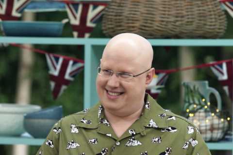 Great British Bake Off host Matt Lucas looks slimmer than ever after shedding the pounds following..