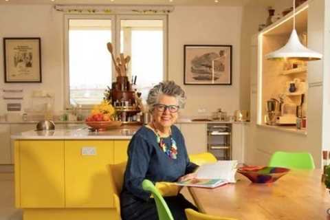 Inside GBBO star Prue Leith’s home with amazing bright yellow kitchen
