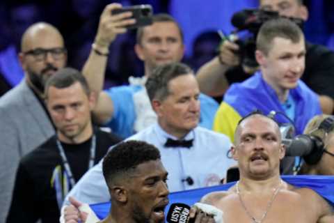 Anthony Joshua offered help in training by Oleksandr Usyk for next fight ahead of Tyson Fury..