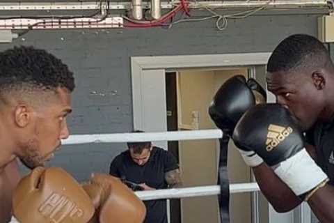 Anthony Joshua already sparring for Tyson Fury as Warren says biggest fight in British history is..