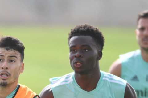 Arsenal in contract talks with three top stars including Bukayo Saka and Martinelli as deals run..