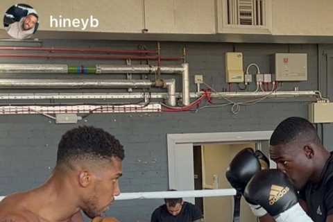 Anthony Joshua already back in sparring and training as he closes in on Battle of Britain fight..