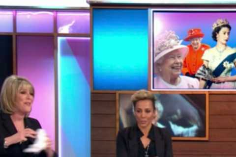 Loose Women’s Dame Kelly Holmes breaks down in tears in tribute to the Queen as ITV show returns to ..
