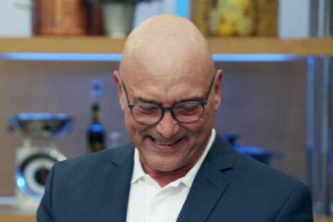 Gregg Wallace and Cliff Parisi break down in tears over bakewell tart on Celebrity MasterChef