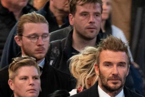 Dan Walker defends David Beckham after troll accuses him of ‘publicity stunt’ after 13-hour queue..