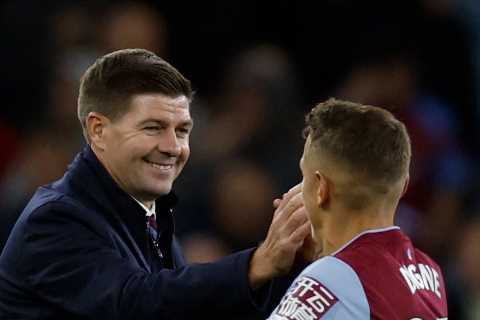 Steven Gerrard dedicates Aston Villa win to Prince William after grieving Royal sent squad..