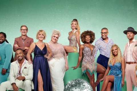 Strictly stars Helen Skelton, Kym Marsh and Fleur East reveal sequin dresses and fake tans in first ..