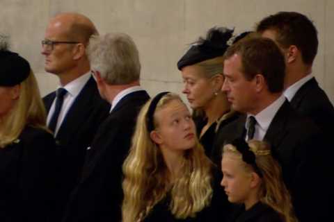 Rarely seen Savannah Phillips captures the royal family’s grief with touching moment at vigil