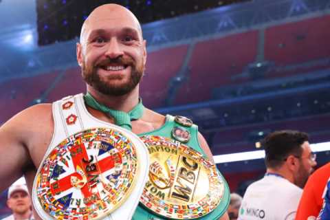 Anthony Joshua has been sent contract by Tyson Fury confirms Frank Warren as Battle of Britain..