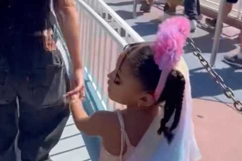 Kylie Jenner shuts down bad mom claims as she holds hands with daughter Stormi, 4, &amp; nieces on..