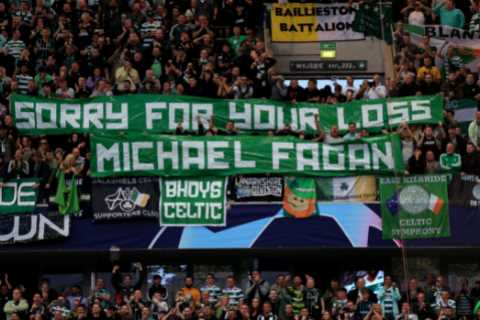 Sky Sports producers ordered to turn down crowd noise at Celtic clash if offensive chants about the ..