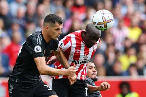 Fans all say the same thing as Granit Xhaka picks up needless yellow card with Arsenal 3-0 up at..