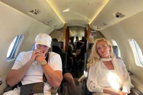 Tyson Fury and wife Paris fly out on private jet to Cannes for holiday break away ahead of Anthony..