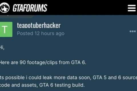 Suspected GTA 6 leaker threatens to expose MORE secrets unless Rockstar ‘negotiate a deal’ –..