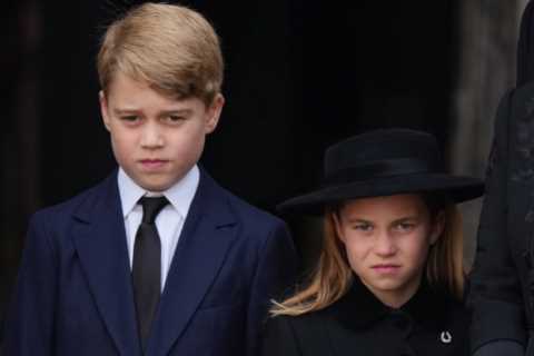 Brave Prince George showed he has what it takes to be king after being thrust into spotlight at his ..