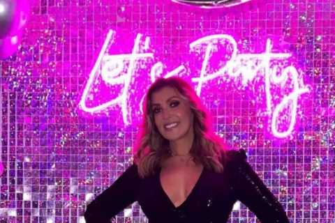 Strictly Come Dancing star Kym Marsh looks incredible in plunging black minidress ahead of show..