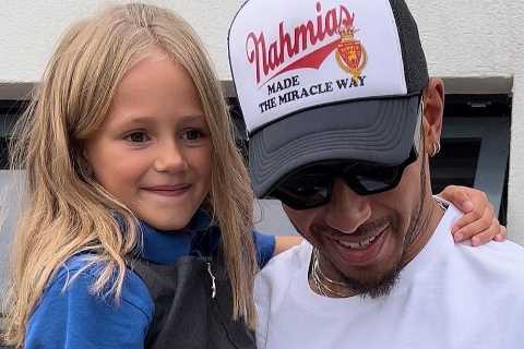 Proud uncle Lewis Hamilton shares sweet pics with niece &amp; nephew as F1 star picks them up from..