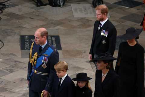Princess Charlotte showed support for ‘dignified but grief-stricken’ mum Kate with gesture, body..