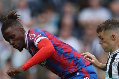 Wilfried Zaha has HILARIOUS reaction to his FIFA 23 ratings downgrade