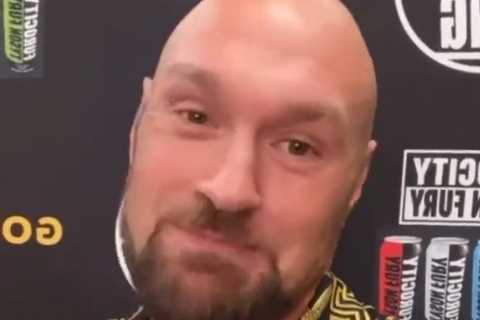 ‘Sign the contract p***y boy’ – Tyson Fury shares X-rated message for Anthony Joshua as he ramps up ..