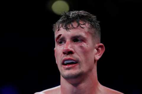 Boxer Nathan Heaney suffers horror cut above eye after headbutt on undercard of Joe Joyce vs Joseph ..
