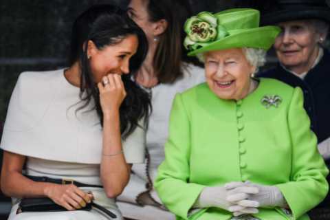 The Queen ‘gave Meghan a telling off when she ranted at caterer preparing a special vegan wedding..