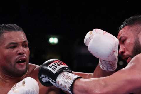 Joe Joyce becomes first man to stop Joseph Parker with stunning KO in heavyweight thriller to..