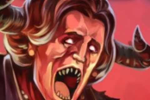 Jeremy Corbyn seen playing a Doom clone where you stop Margaret Thatcher from escaping hell
