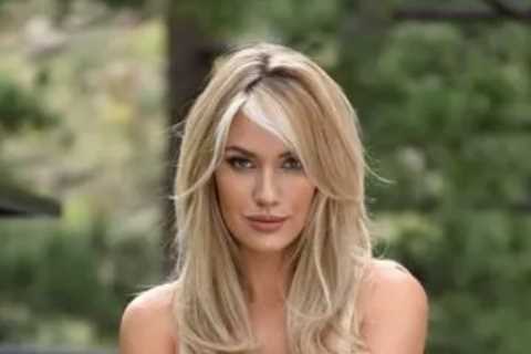 Paige Spiranac wears skimpy bodysuit and knee-high boots as she reveals sexy calendar is dropping..