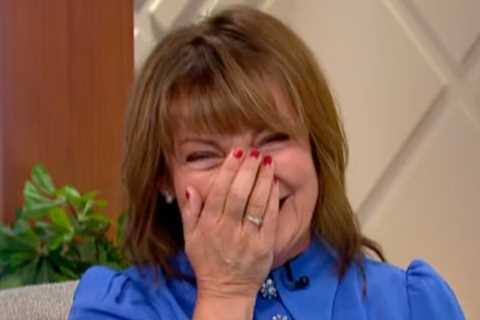 Lorraine Kelly forced to apologise after on-air blunder – as she blames it on having a ‘heavy..