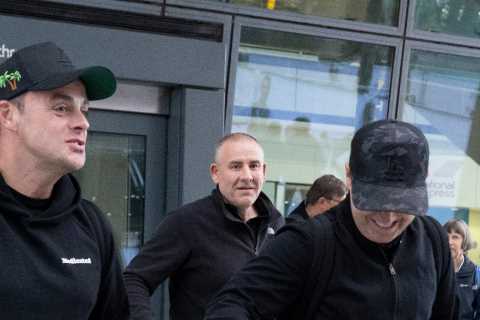 Ant and Dec are all smiles as they return from I’m A Celeb All Stars filming in South Africa