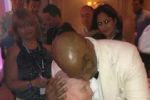 Mike Tyson hugs ref Mills Lane in touching throwback snap years after disqualifying him for biting..