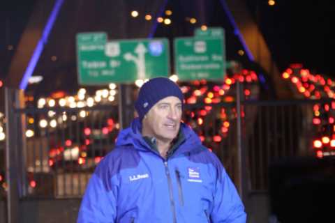 Where is Weather Channel presenter Jim Cantore?