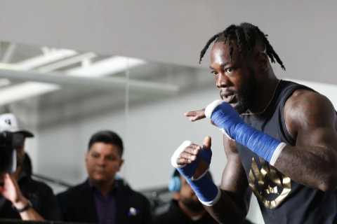 Deontay Wilder says statue built in his honour persuaded him NOT to quit boxing and says he is..