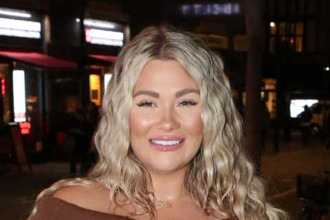 Love Island’s Shaughna Phillips looks incredible in brown dress at Tasha Ghouri’s shoe launch