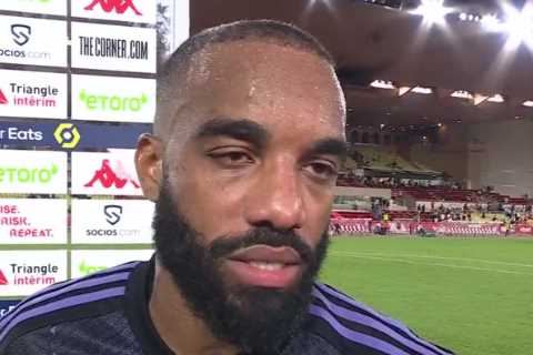 Ex-Arsenal ace Lacazette has ‘almost regained normal voice’ after surgery following high-pitched..