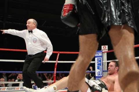 Tyson Fury was knocked down by unknown Neven Pajkic, who says world champion has an ‘ugly face’