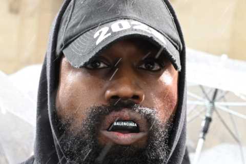 Fans concerned for Kanye West after he shows off ‘bloody lip &amp; bruised face’ at Paris Fashion..